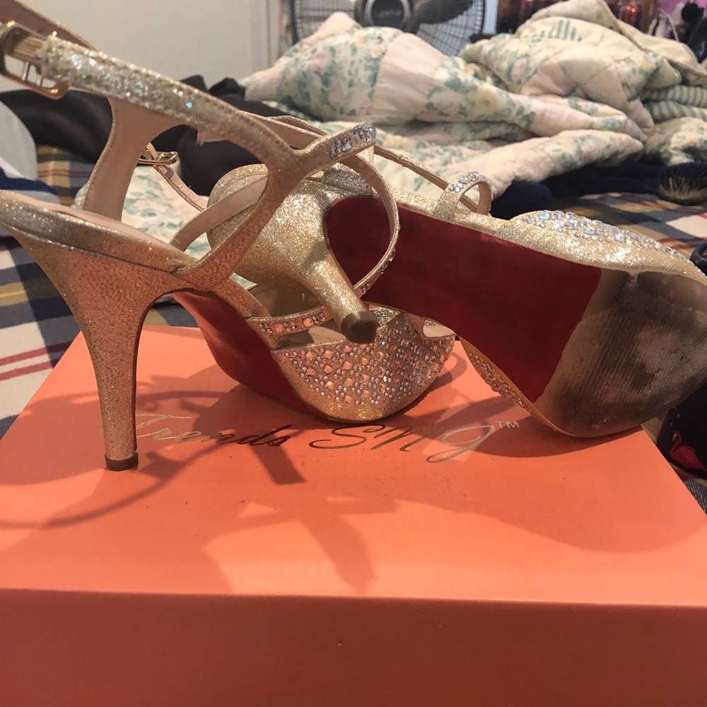 Gold SNJ Heels *Customized*